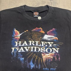 Vtg 1999 Harley Davidson Eagle Soaring Savannah Georgia T-Shirt Large USA Made