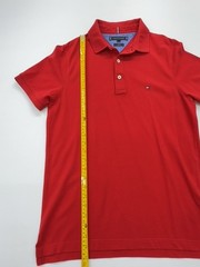 Tommy Hilfiger Men’s Red Slim Fit Polo Shirt Size M