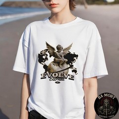 Vintage Evolve Eternal World Graphic Streetwear T-Shirt