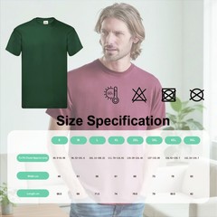 Fruit Of The Loom 61082 Men’s Original Crew Neck Tee 5 pack T-Shirts