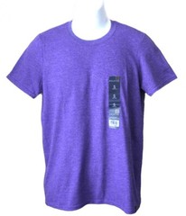 Gold Toe Crew Neck T-Shirt Purple Cotton Blend Men’s Size Small 34-36