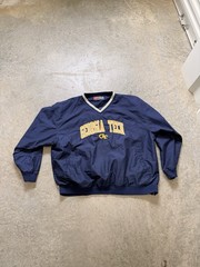 Vintage pro player navy blue Georgia Tech windbreaker size 2 XL