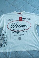 NWT – Only Us Wolves Men’s T-Shirt White XL Short Sleeve Crew Neck
