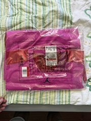 SUPREME JORDAN Warm Up Jersey Pink IR6462-601 Size L