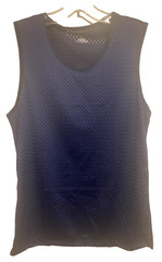 Men’s Mesh Tank Top Quick-Drying Fitness size Small US Navy Poly stretch NWOT
