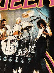 NEW OFFICIAL LICENSED QUEEN BAND FREDDIE MERCURY WE WILL ROCK YOU T Shirt Mens S