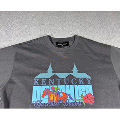 Kentucky Derby HOMME FEMME T-Shirt Mens L Gray 150th Churchill Downs