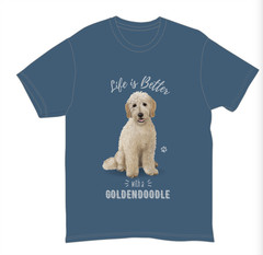 Goldendoodle Unisex 100% Cotton T-Shirt – Super Soft & Comfortable, Small
