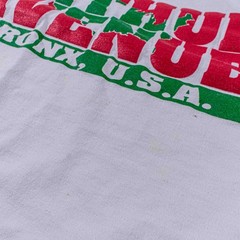 Vintage 90s Arthur Avenue Bronx NY Little Italy T-Shirt XL Italian Heritage Tee