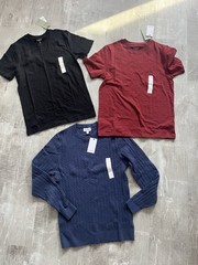 Goodfellow & Co Mens Sz Small T-Shirt /sweater Bundle Includes 3 Pieces All NWT