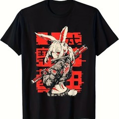 Cyberpunk Anime Streetwear T-Shirt Graphic Tee Unisex Y2K Cotton Urban Fashion