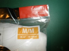 NEW Hanes 3 Tagless T-shirts White Men’s Medium