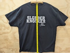 Jim Ross Slobber Knocker Men’s XL Black T Shirt Good Ol JR WWE Wrestling WCW WWF