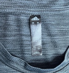 Men’s Adidas ClimaLite S/S Athletic T-Shirt Large L – Dark Gray – Polyester