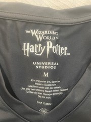 Harry Potter Quidditch Hogwarts Universal Studios Team Captain Shirt Women M
