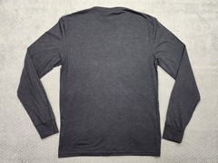 District Shirt Mens Small Gray Perfect Tri Long Sleeve Crewneck Tee Casual