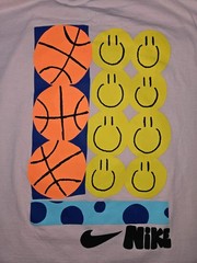 Mens Nike Max90 AIR Tee Artist David Bruce Cotton Graphic T Shirt Medium Pink