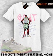 Tee Shirt Matching AJ 3 Spring is in the Air 2026 Match Sneaker MJ Goat T-Shirt