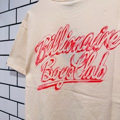BILLIONAIRE BOYS CLUB BBC HELMET SKETCH SS TEE ECRU