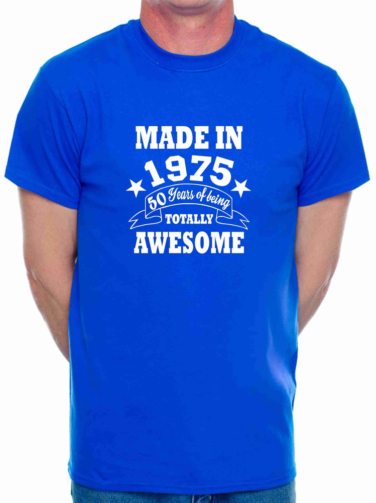 50th Birthday Men’s T-Shirt Made in 1974 50 Years old Tee Shirt