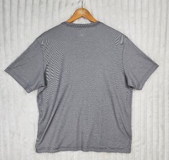 Cremieux Pima Cotton Polyester Blend Grey Short Sleeve Front Pocket T-Shirt M