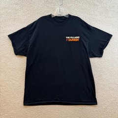 Dunkin Donuts T-Shirt XL Black The Villages Employee Work Uniform Short Sleeve