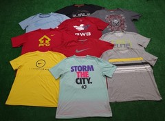 Lot of 10 Nike Dri Fit Men’s Size Large Graphic T-Shirt
