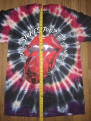 Rolling Stones Hackney Diamonds World Tour 2024 Tie Dye Music Band t-shirt sz M