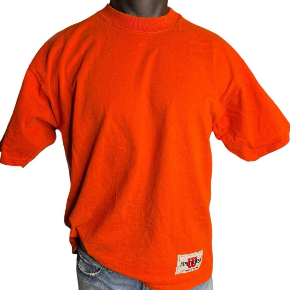 90s Wilson Vintage T-Shirt Mens Large Orange Grunge Outdoor Sports Skater