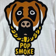 Human Made Shirt Mens Medium White Pop Smoke Nigo Made in Japan Cotton Designer