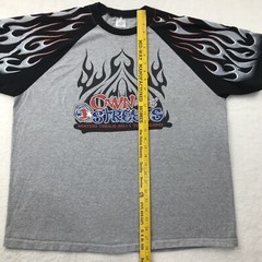 Matco Tools Shirt Mens Extra Large Gray Flames Fire Skate Surf Street Garage Tee