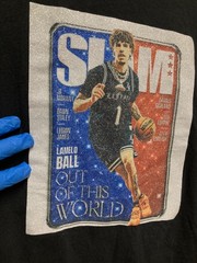 SLAM MAGAZINE COVER LAMELO BALL Unisex T Shirt.; XL; Black; PreOwnd, V Good