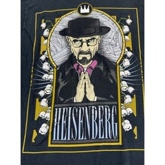 Breaking Bad Heisenberg Graphic T Shirt Mens Large Black Walter White Tee Merch