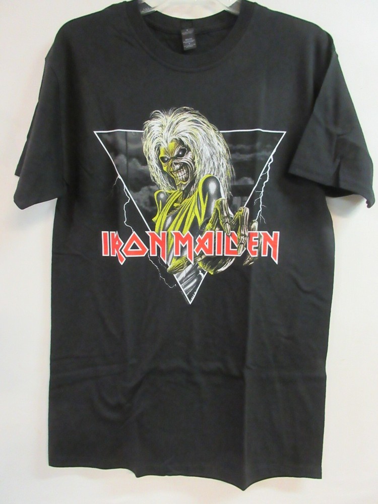 IRON MAIDEN OFFICIAL MERCH 22 KILLERS TRIANGLE BAND CONCERT MUSIC T-SHIRT MEDIUM