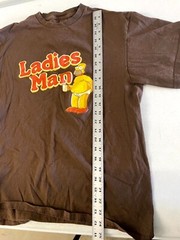 Men’s T-Shirt Brown Graphic Print Novelty The Simpsons Homer Ladies Man Pullover