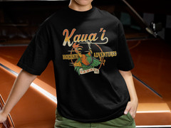 Kauai Rooster Adventure Shirt Hawaii Backcountry Vintage Island Travel Graphic T