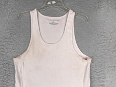 Tommy Hilfiger Shirt Adult Extra Large White Tank Sleeveless Scoop Neck