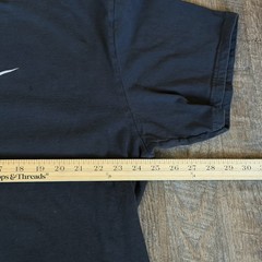 Nike Vintage 90’s Black Tee Shirt GrayTag Embroidered Swoosh XXL Cottton