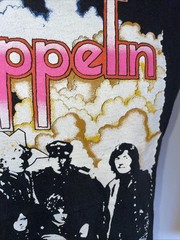 Led Zeppelin II Album 1986 Myth Gem Winterland Rock Band CutOff Tee T-Shirt 80s