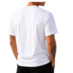 GUESS Men’s White Mesh Logo Graphic T-Shirt Size S Crew Neck Short Sleeve NWT