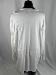 Polo Ralph Lauren T-Shirt Men’s BIG 2XB White Cotton Long Sleeve Pocketed