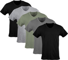 Men’S V-Neck T-Shirts, Multipack, Style G1103