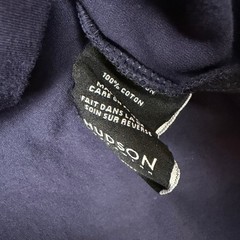Hudson Outerwear Mens USA Graphic T-Shirt Navy Blue Red Star Sleeve XL