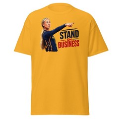 Sophie Cunningham Shirt Indiana Basketball Stand on Business Finger Point Tee