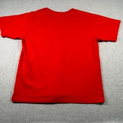 Vintage Dragon Shirt Adult Medium Red China Art Writing Men