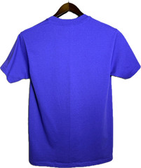 Vintage Single Stitch Blank T Shirt Medium Purple Hanes USA Fabric 50/50