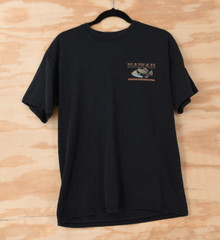 Vintage Hawaii Trigger Fish Black T-Shirt Mens S-M Humuhumunukunukuapuaa