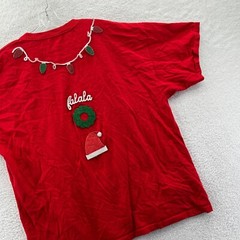 Elf Ugly Shirt XXL Mens Red Tee 2XL Ripple Junction Christmas Movie Funny Top