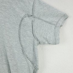 Thompson Tee Hydro-Shield Shirt Mens 2XL Gray Ring Spun Combed Cotton Sweatproof