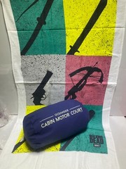 WALKING DEAD BEACH TOWEL & OCEANSIDE BEACH BAG TWD SUPPLY DROP EXCLUSIVE NEW!!!